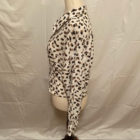 Fate Printed Button Down Blouse - Picture 3 of 7